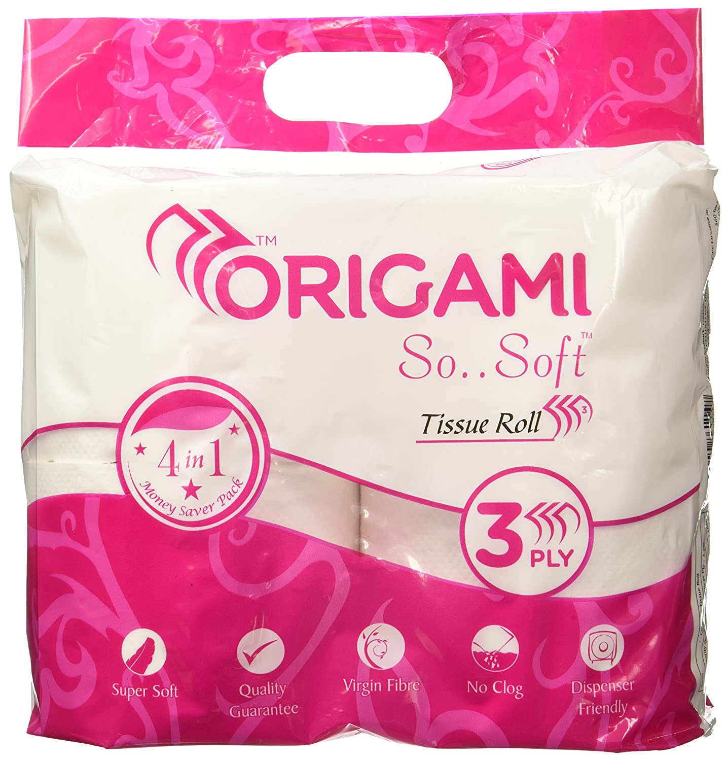 Origami 3 Ply Tissue Roll 3 Ply 1360 Nos